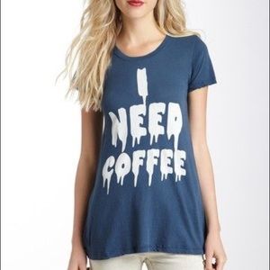 Wildfox “I need coffee” T-shirt.
